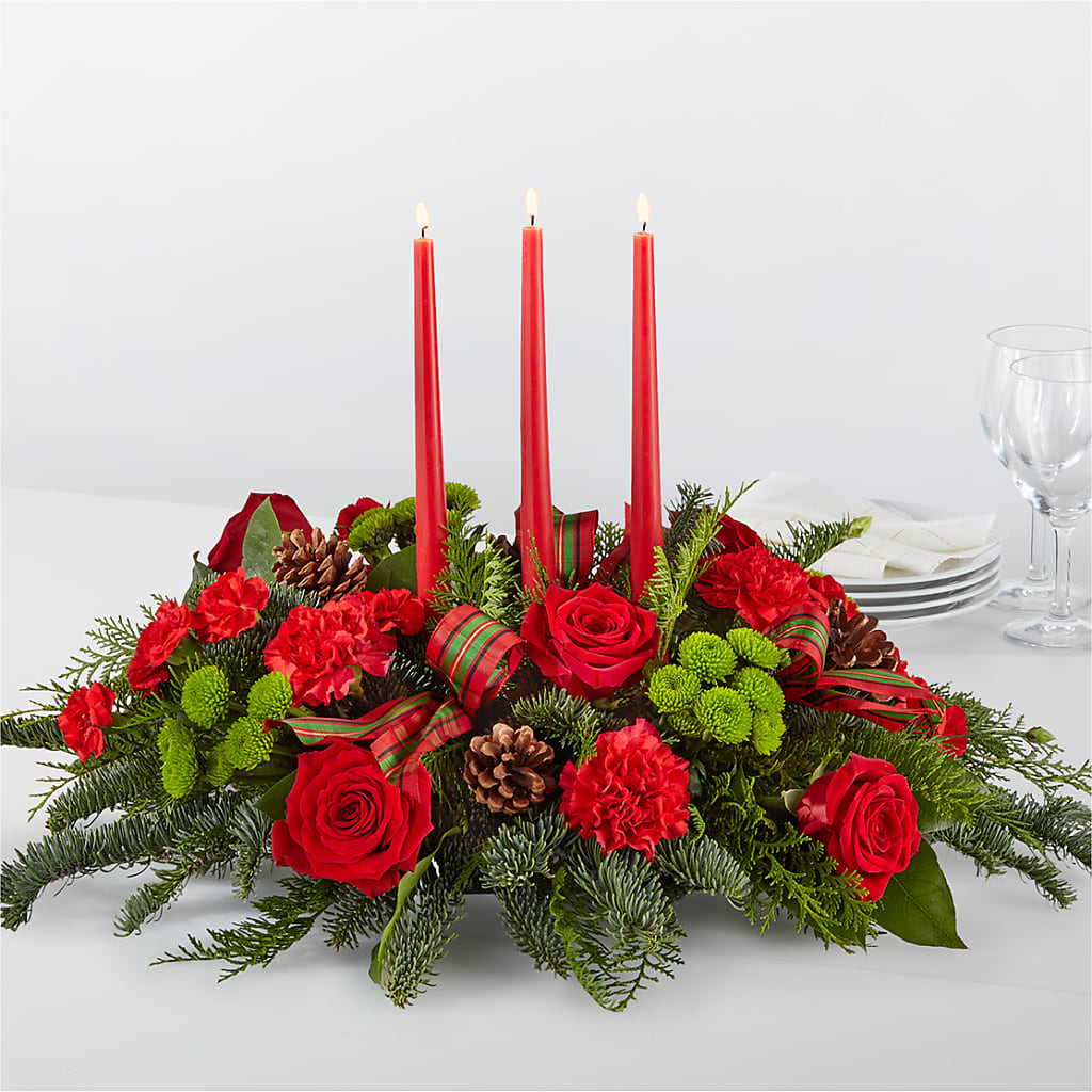 By the Candlelight Centerpiece – FLOWERS & GIFTS AT ROTH'S, Salem OR