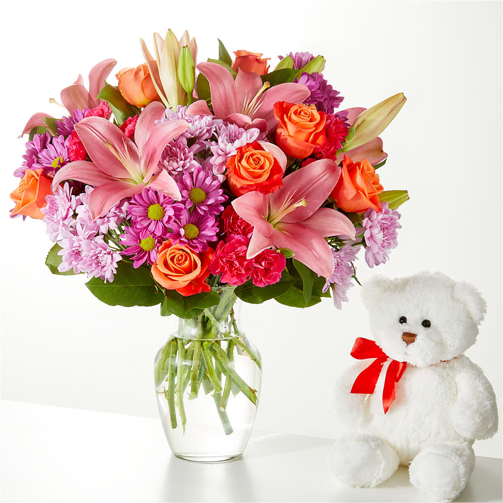 One and Only Bouquet and Bear Bundle – FLOWERS & GIFTS AT ROTH'S, Salem OR