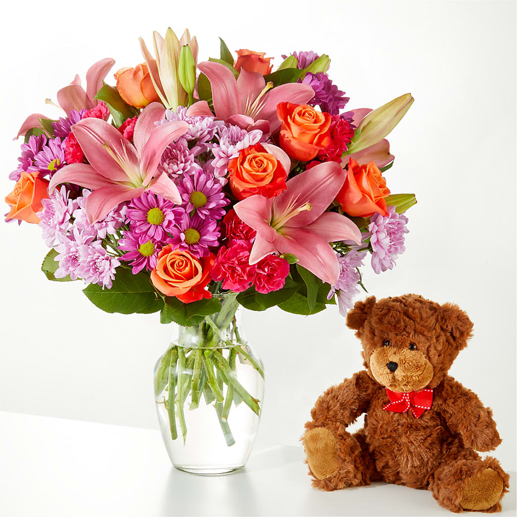One and Only Bouquet and Bear Bundle – FLOWERS & GIFTS AT ROTH'S, Salem OR
