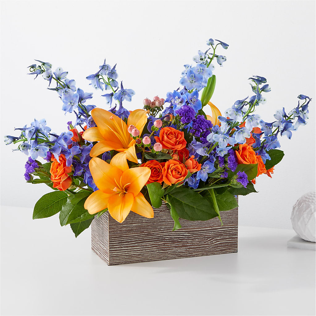Radiant Citrus Box Bouquet – FLOWERS & GIFTS AT ROTH'S, Salem OR