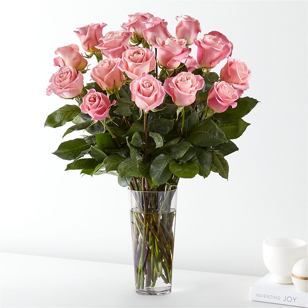 Long Stem Pink Rose Bouquet – FLOWERS & GIFTS AT ROTH'S, Salem OR