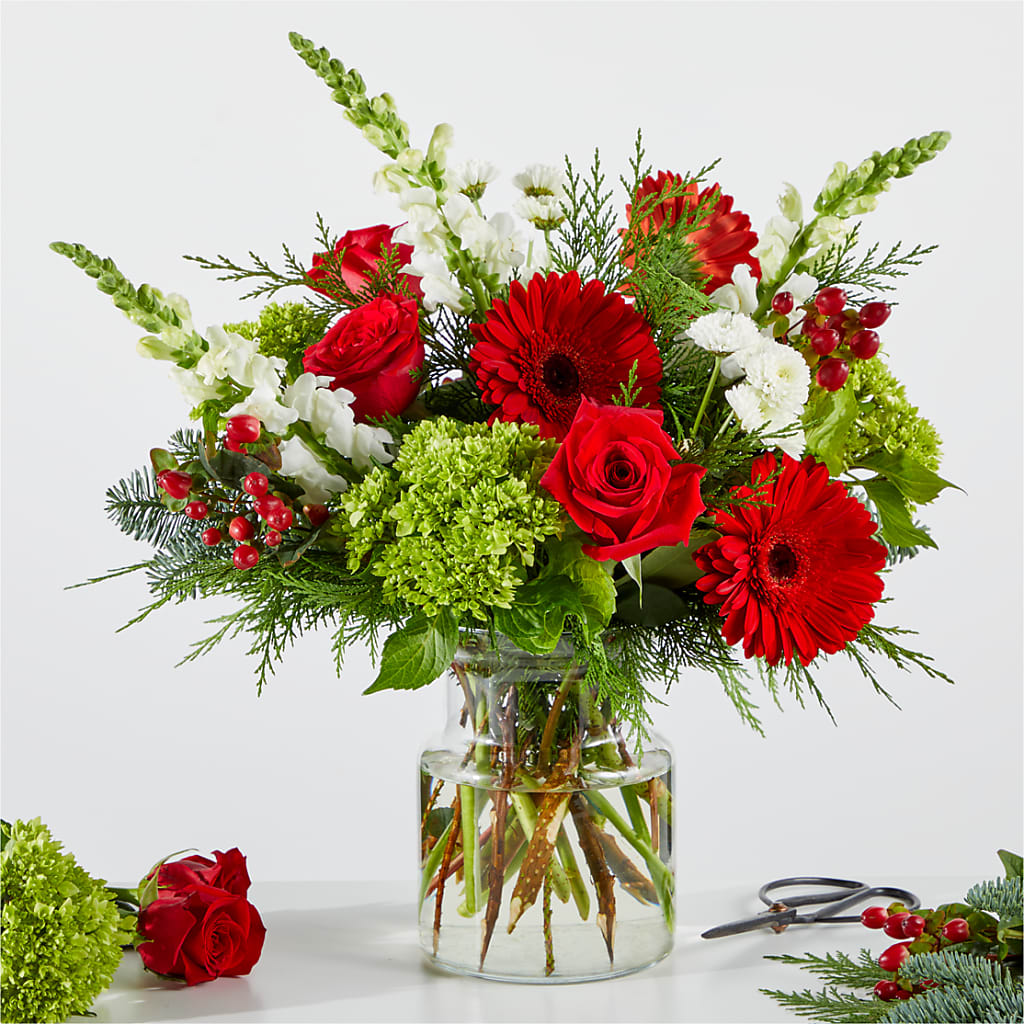 Merry Moment Bouquet – A Florist Original – FLOWERS & GIFTS AT ROTH'S, Salem OR