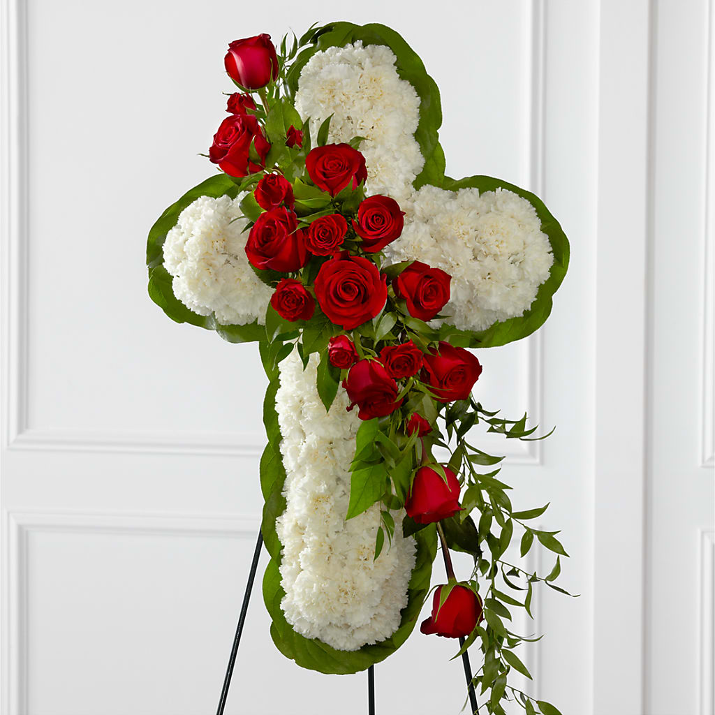 Floral Cross Easel – FLOWERS & GIFTS AT ROTH'S, Salem OR