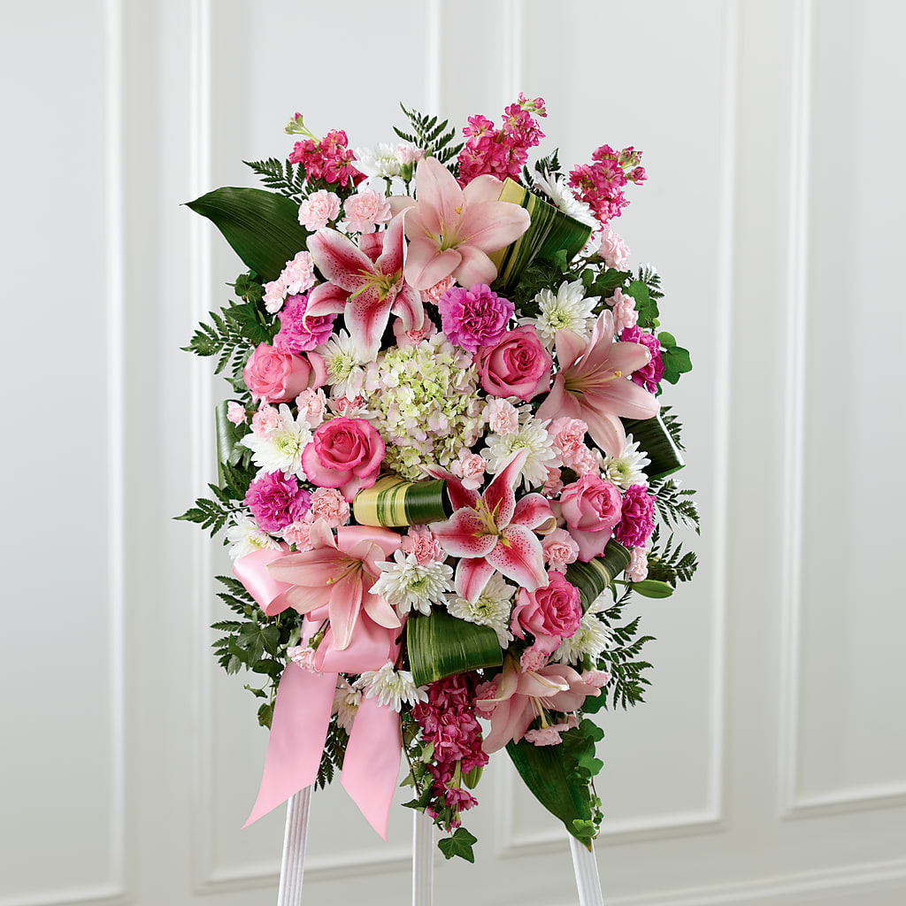 Comforting Standing Spray – FLOWERS & GIFTS AT ROTH'S, Salem OR
