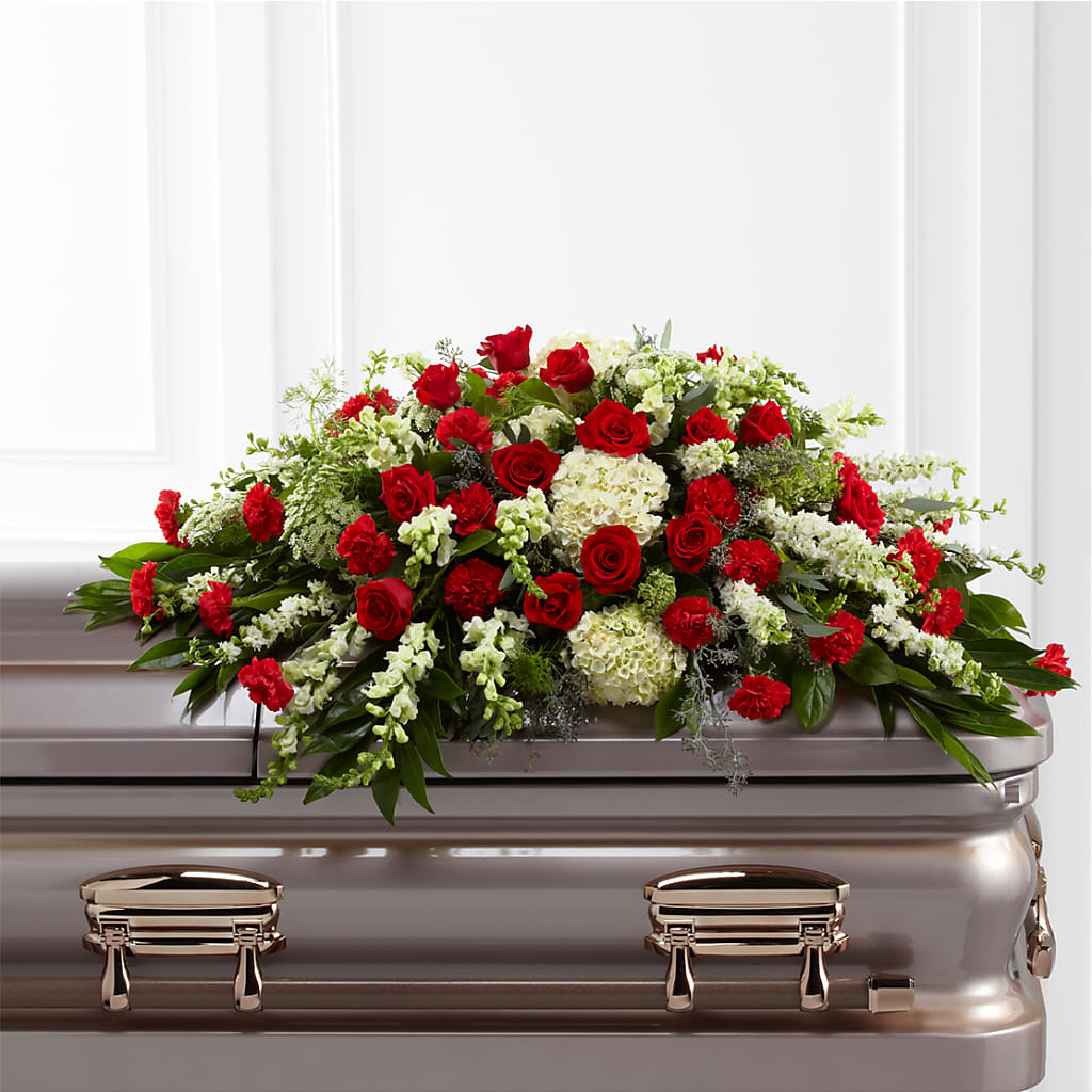 Sincerity Casket Spray – FLOWERS & GIFTS AT ROTH'S, Salem OR