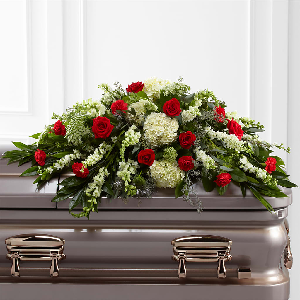 Sincerity Casket Spray – FLOWERS & GIFTS AT ROTH'S, Salem OR