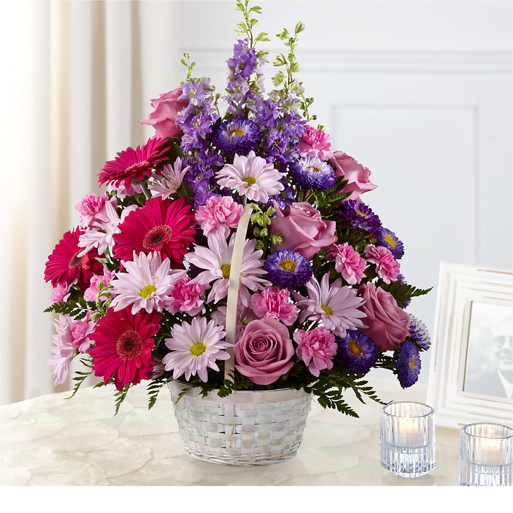 Pastel Peace Basket – FLOWERS & GIFTS AT ROTH'S, Salem OR