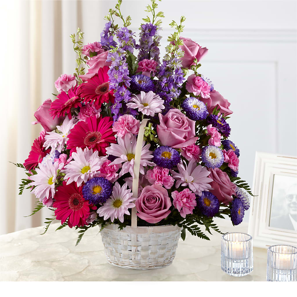 Pastel Peace Basket – FLOWERS & GIFTS AT ROTH'S, Salem OR