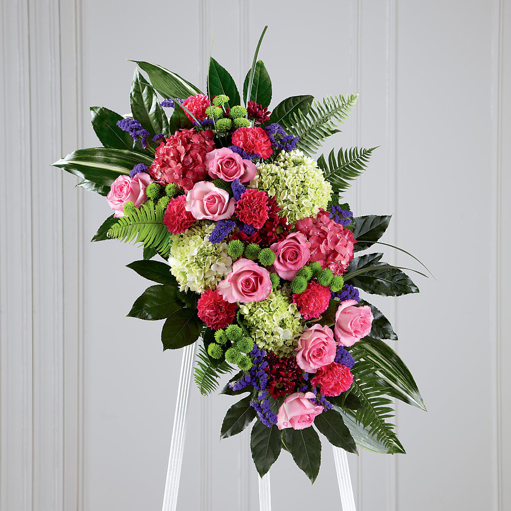 Refreshing Mix Standing Spray – FLOWERS & GIFTS AT ROTH'S, Salem OR