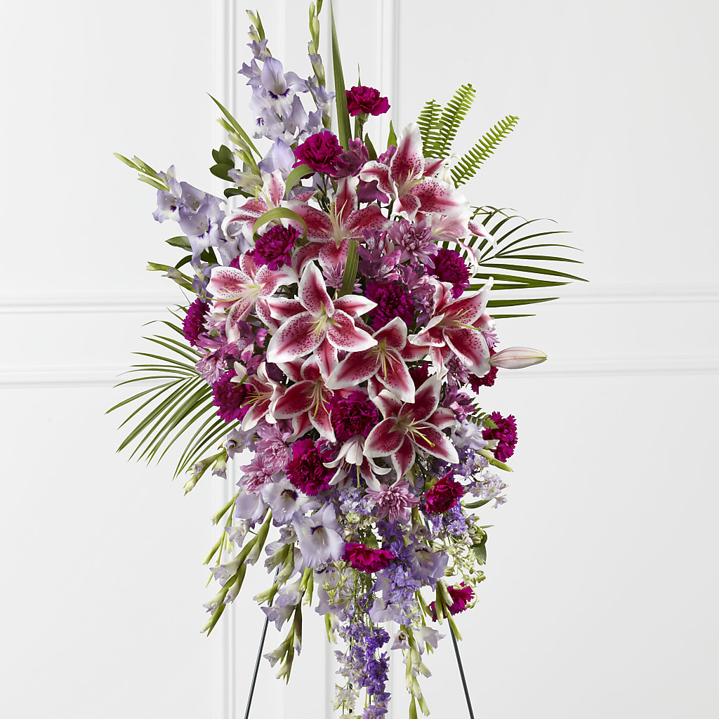 Tender Touch Standing Spray – FLOWERS & GIFTS AT ROTH'S, Salem OR