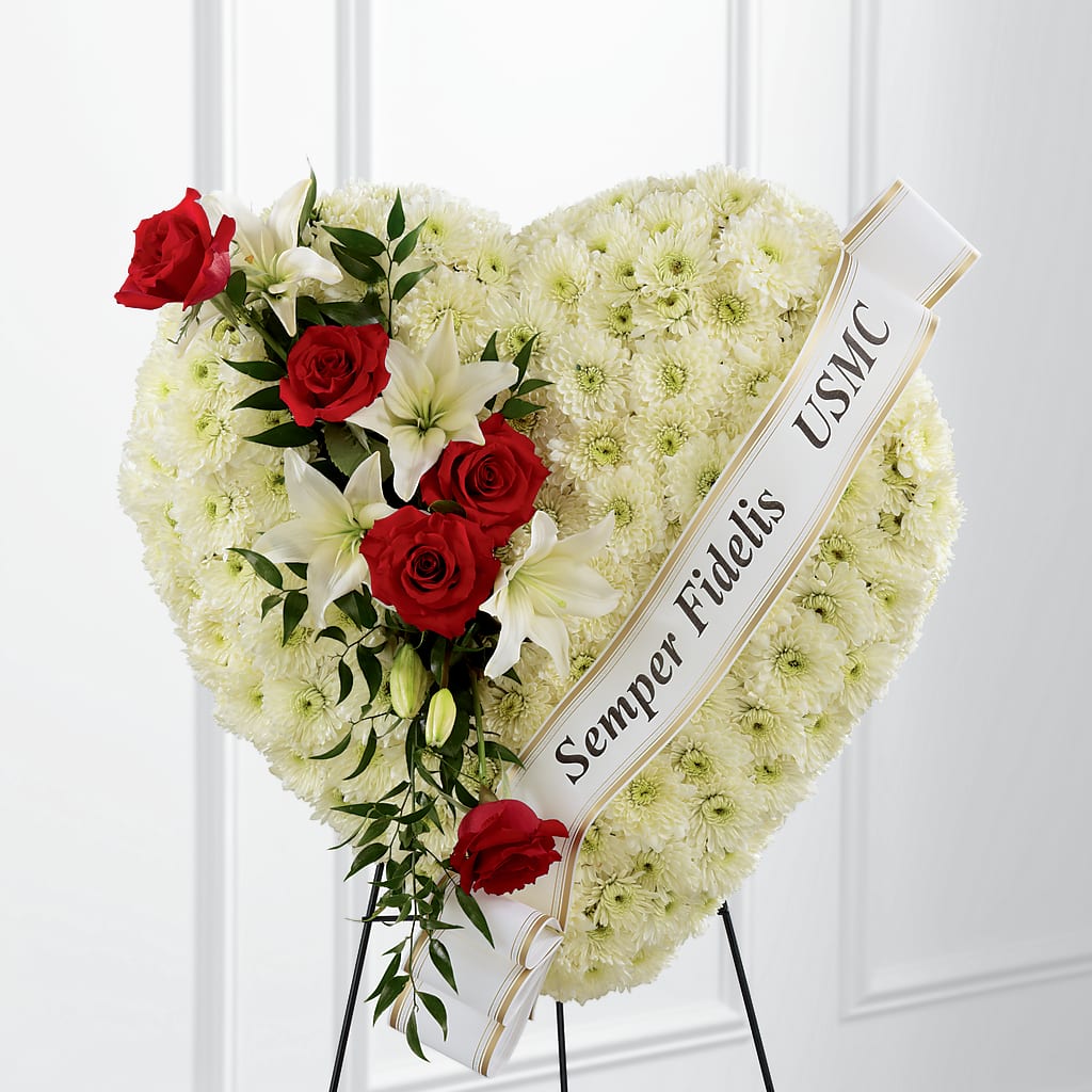 Heartfelt Hero Standing Heart – FLOWERS & GIFTS AT ROTH'S, Salem OR