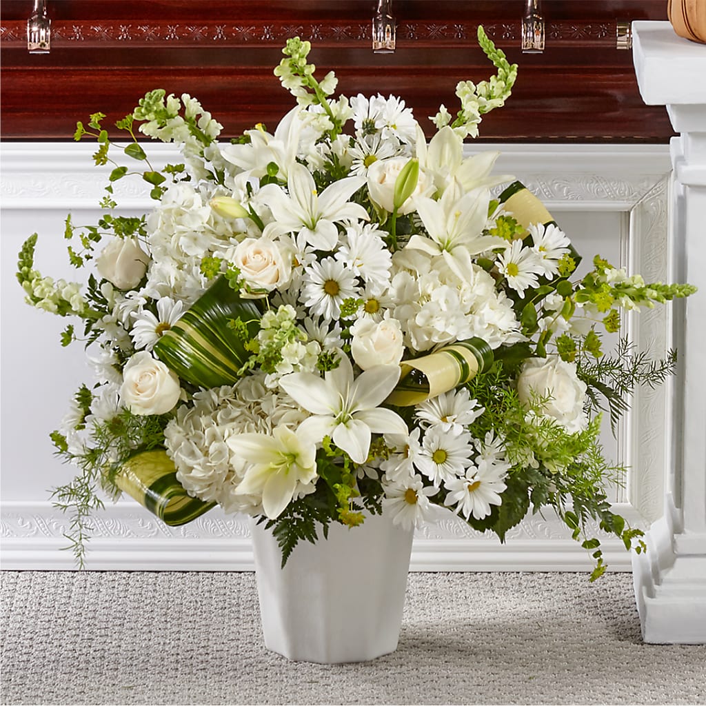 Thoughts of Tranquility Floor Basket – FLOWERS & GIFTS AT ROTH'S, Salem OR