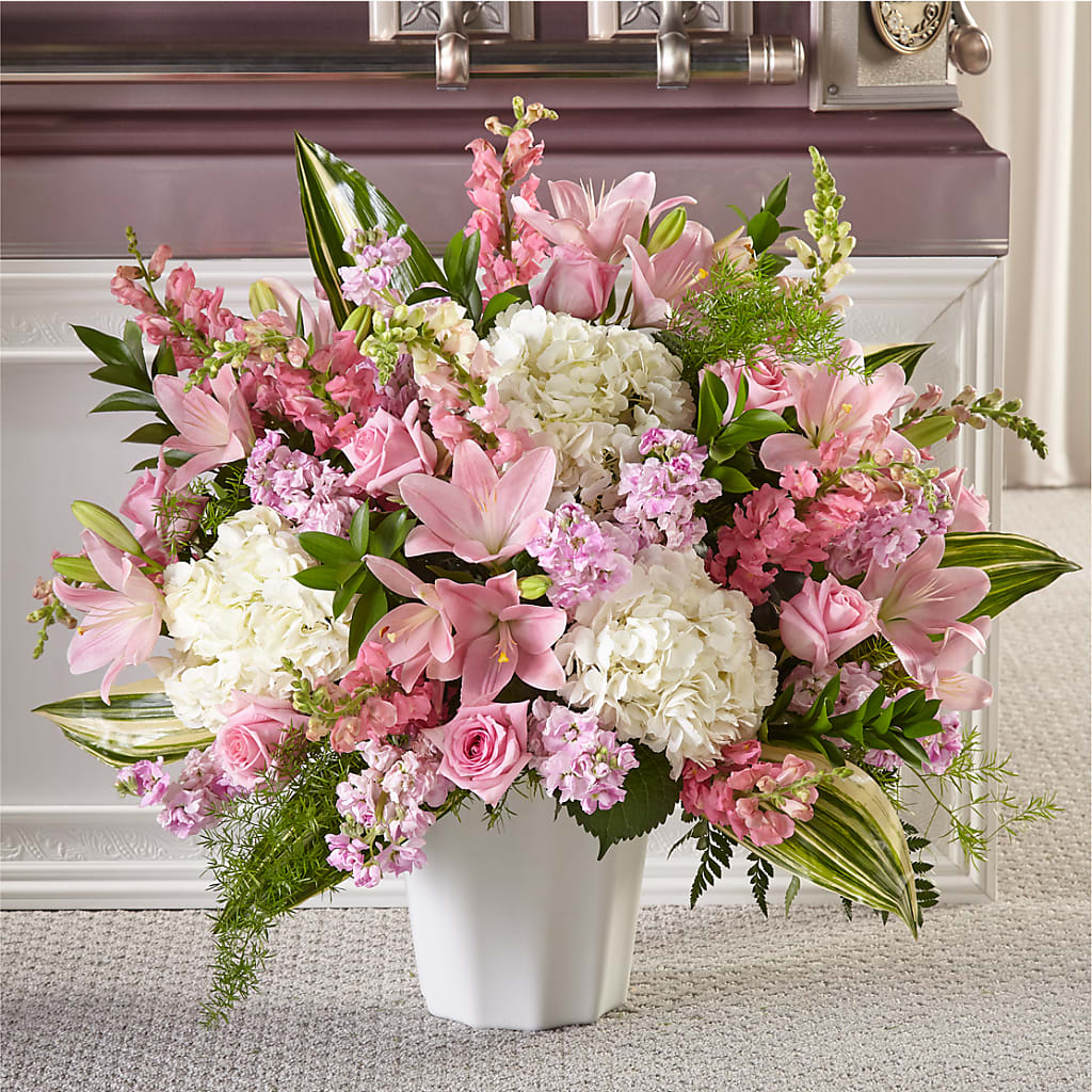 Simply Serene Floor Basket – FLOWERS & GIFTS AT ROTH'S, Salem OR