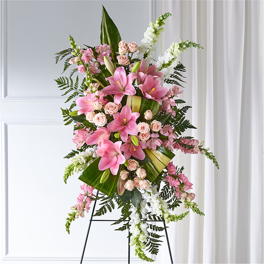Elegant Embrace Standing Spray – FLOWERS & GIFTS AT ROTH'S, Salem OR