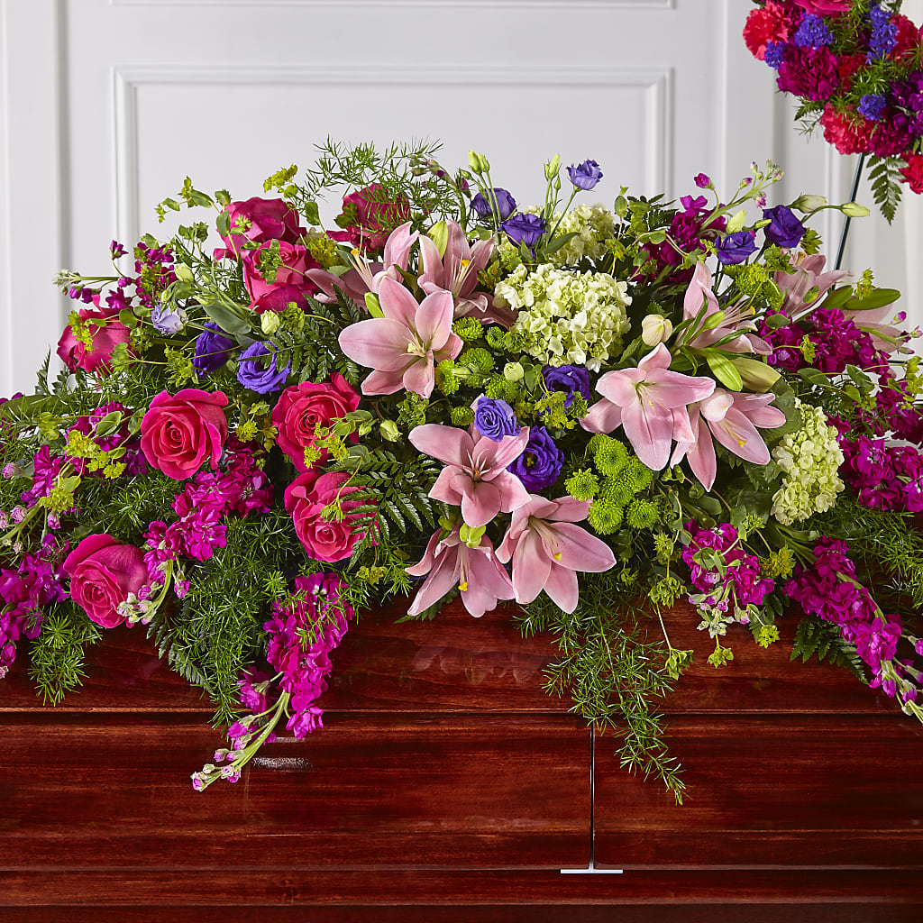 Radiant Tribute Casket Spray – FLOWERS & GIFTS AT ROTH'S, Salem OR