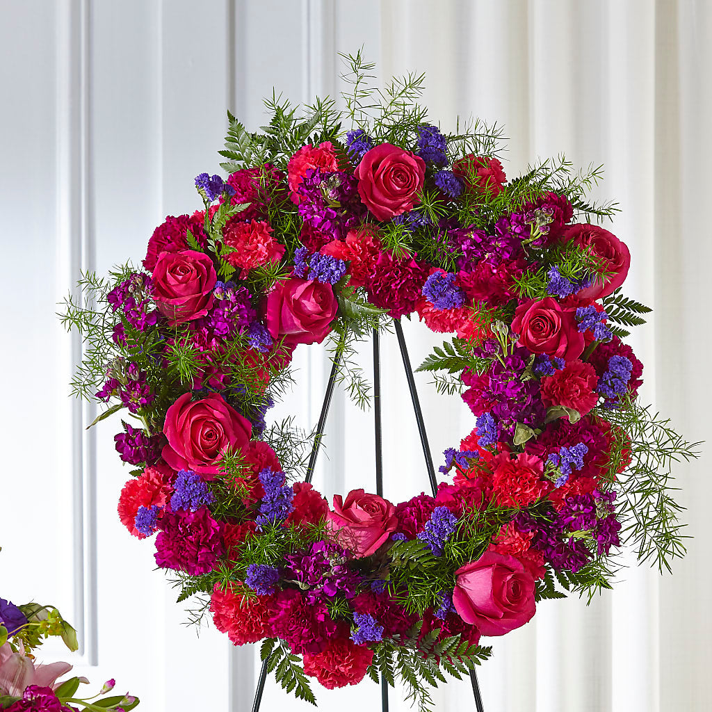 Calming Colors Wreath – FLOWERS & GIFTS AT ROTH'S, Salem OR