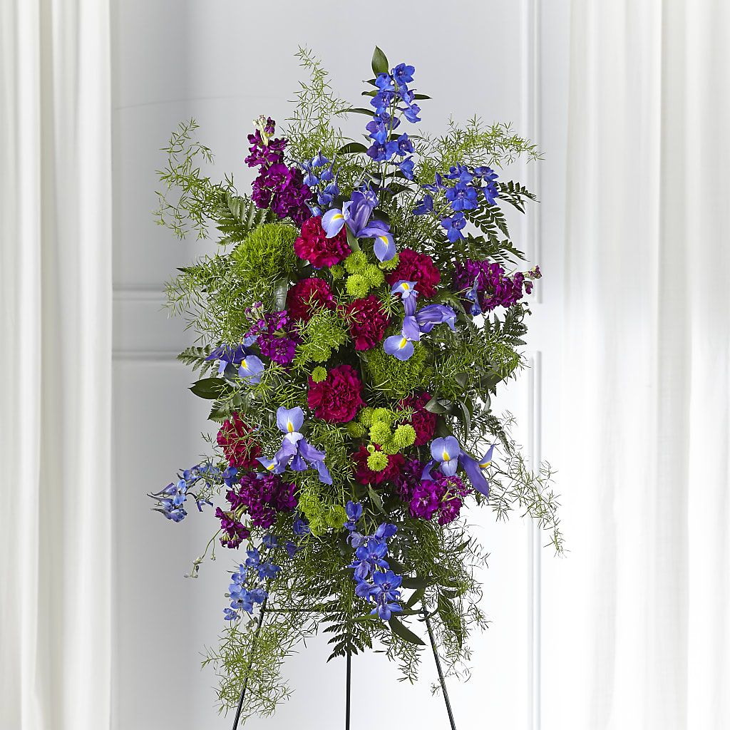 Heavenly Skies Standing Spray – FLOWERS & GIFTS AT ROTH'S, Salem OR