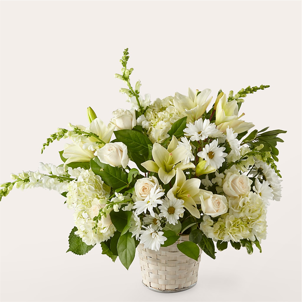 Ivory Elegance Floral Basket – FLOWERS & GIFTS AT ROTH'S, Salem OR