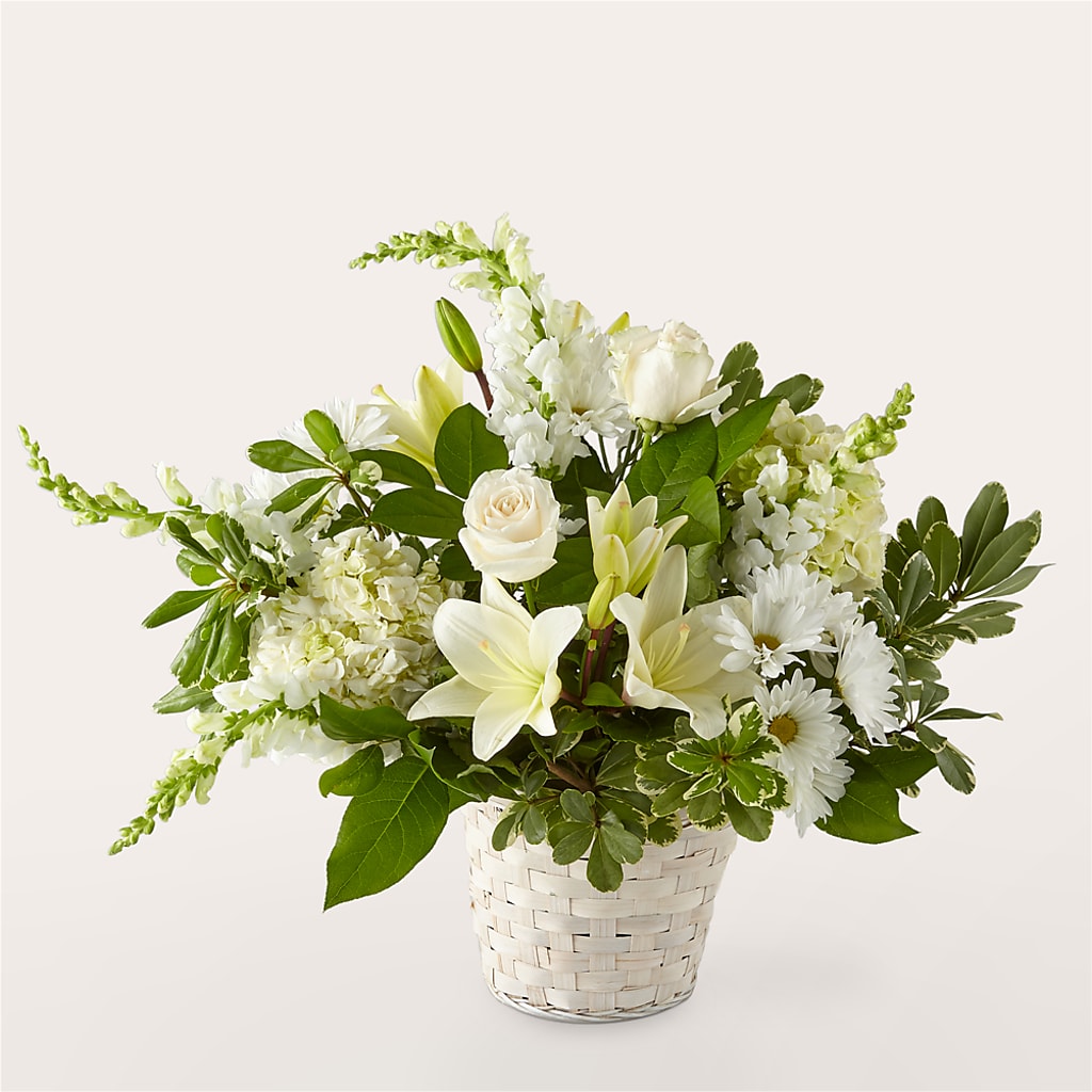 Ivory Elegance Floral Basket – FLOWERS & GIFTS AT ROTH'S, Salem OR