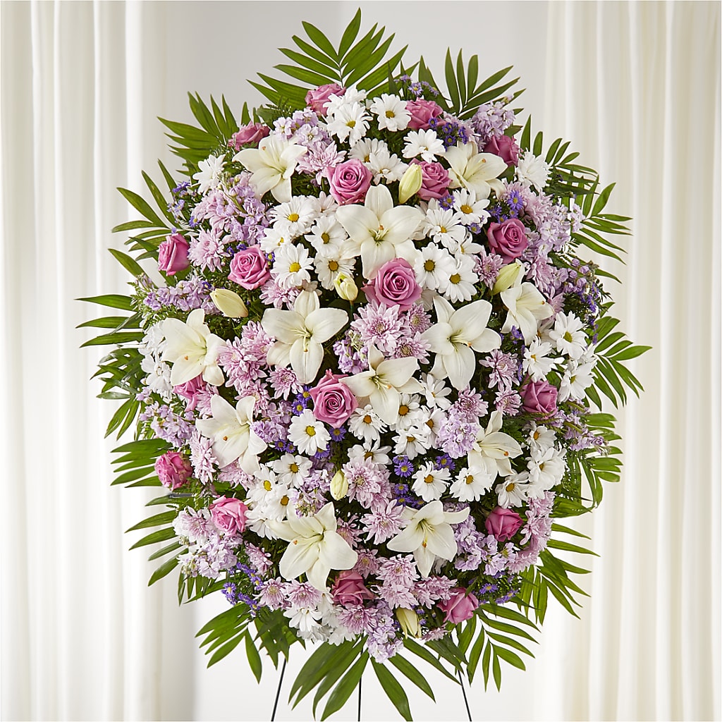 Surrounded by Love Standing Spray – FLOWERS & GIFTS AT ROTH'S, Salem OR