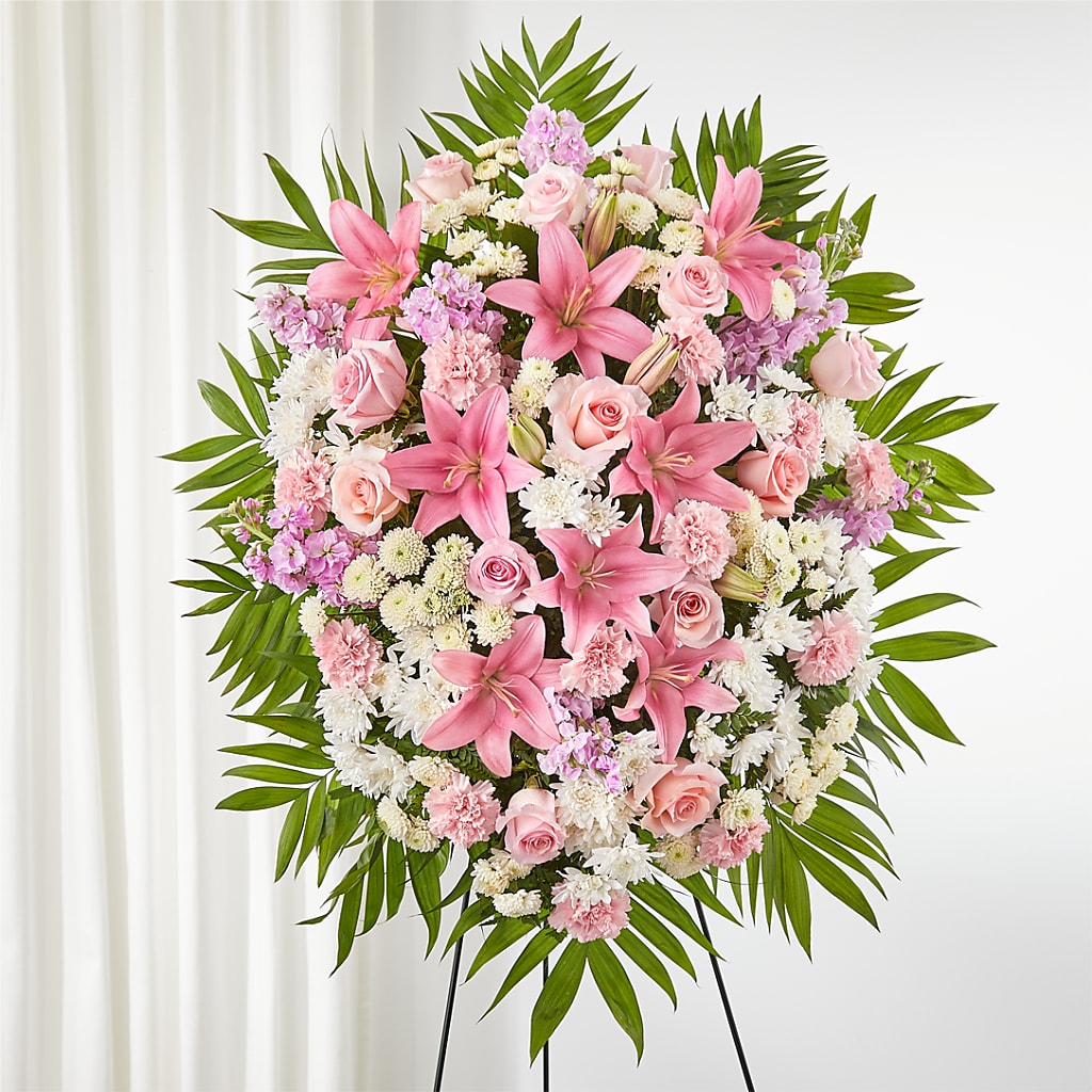 Offering Solace Standing Spray – FLOWERS & GIFTS AT ROTH'S, Salem OR