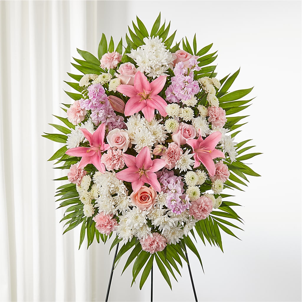 Offering Solace Standing Spray – FLOWERS & GIFTS AT ROTH'S, Salem OR