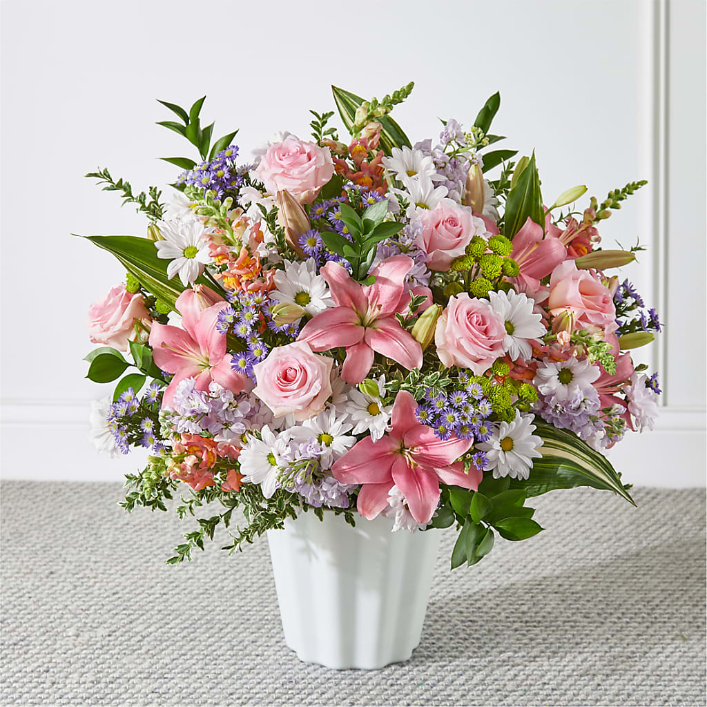 Abundant Compassion Floor Basket – FLOWERS & GIFTS AT ROTH'S, Salem OR