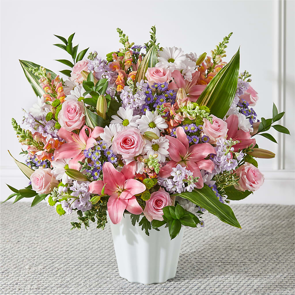 Abundant Compassion Floor Basket – FLOWERS & GIFTS AT ROTH'S, Salem OR