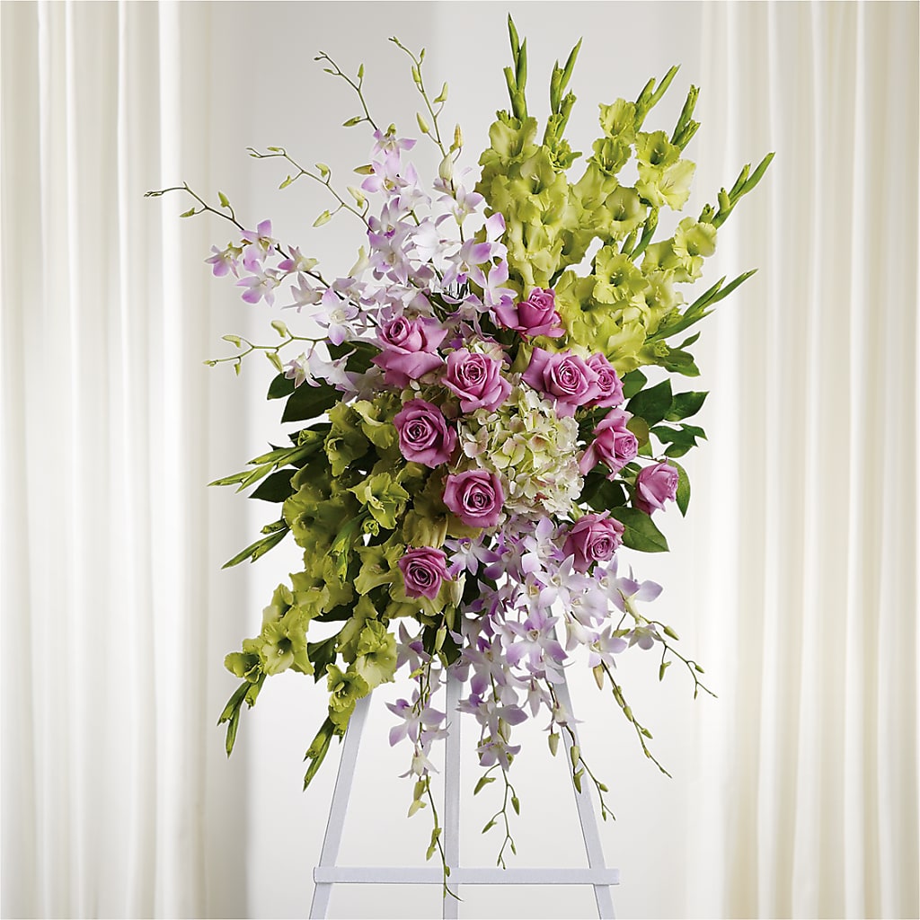 Lasting Legacy Standing Spray – FLOWERS & GIFTS AT ROTH'S, Salem OR