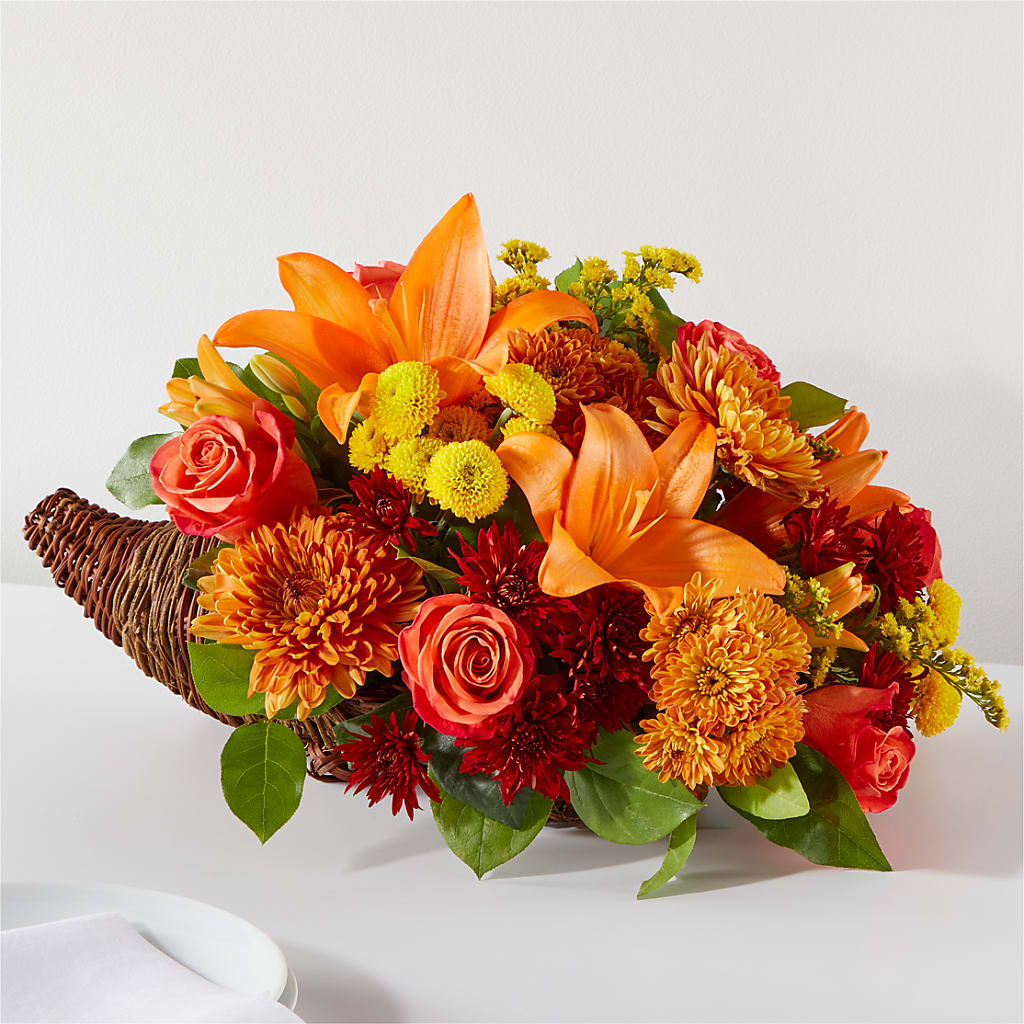 Bouquet of Blessings Cornucopia – FLOWERS & GIFTS AT ROTH'S, Salem OR
