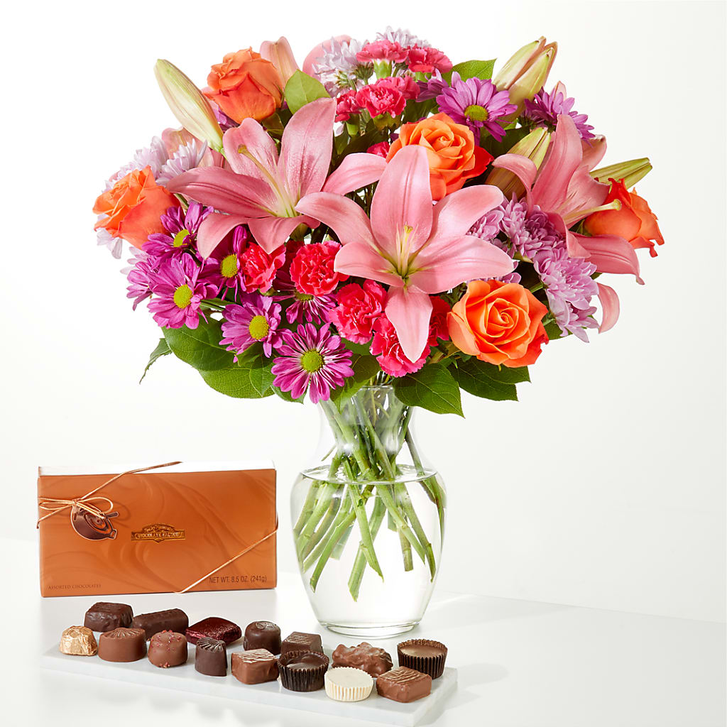 One and Only Bouquet and Chocolate Bundle – FLOWERS & GIFTS AT ROTH'S, Salem OR
