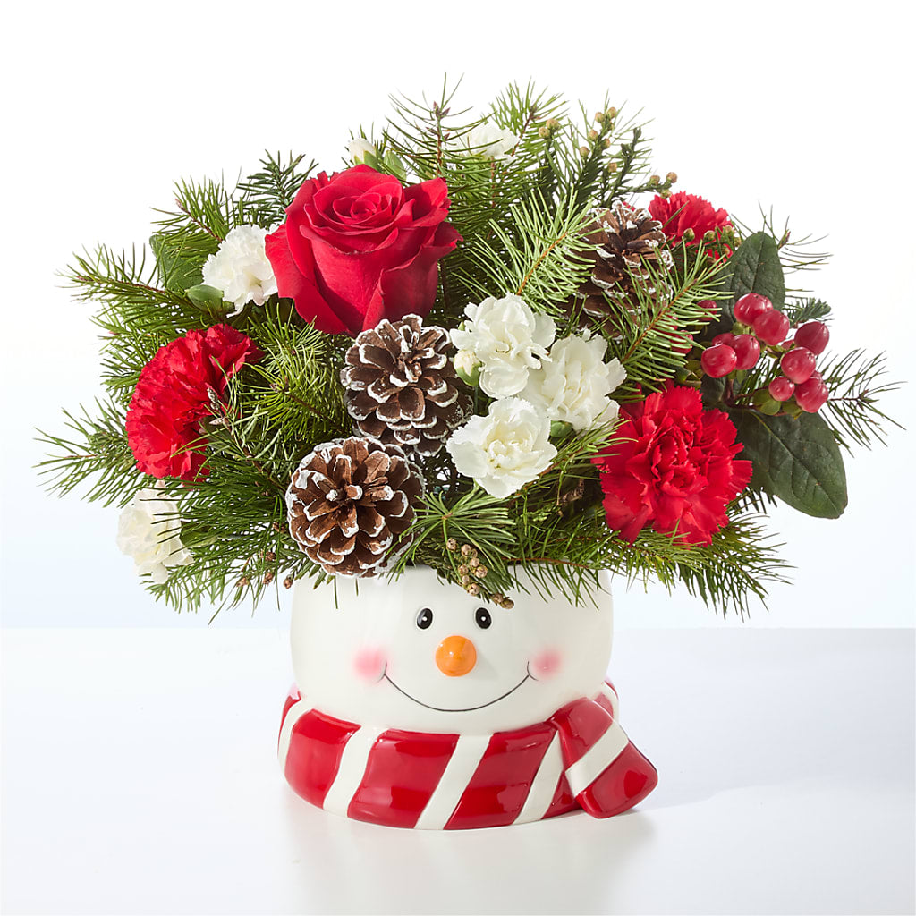 Jolly Snowman Bouquet – FLOWERS & GIFTS AT ROTH'S, Salem OR