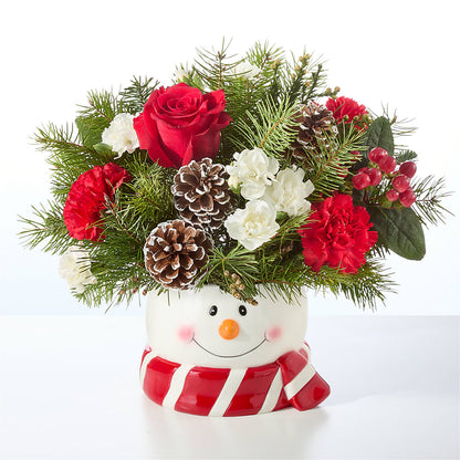 Jolly Snowman Bouquet – FLOWERS & GIFTS AT ROTH'S, Salem OR