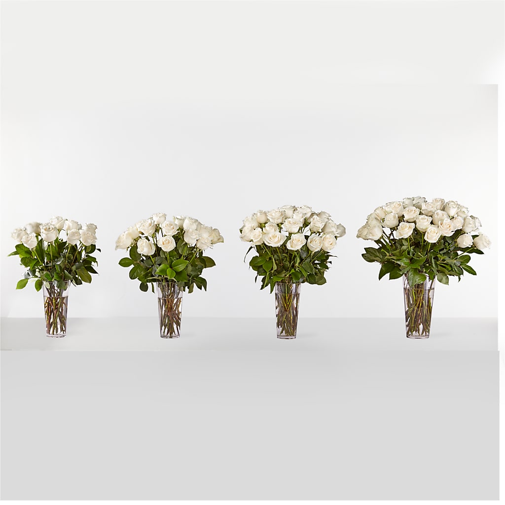 Long Stem White Rose Bouquet – FLOWERS & GIFTS AT ROTH'S, Salem OR