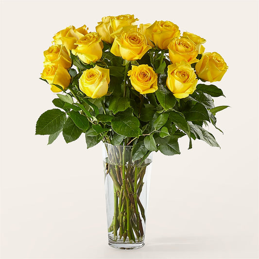 Long Stem Yellow Rose Bouquet – FLOWERS & GIFTS AT ROTH'S, Salem OR