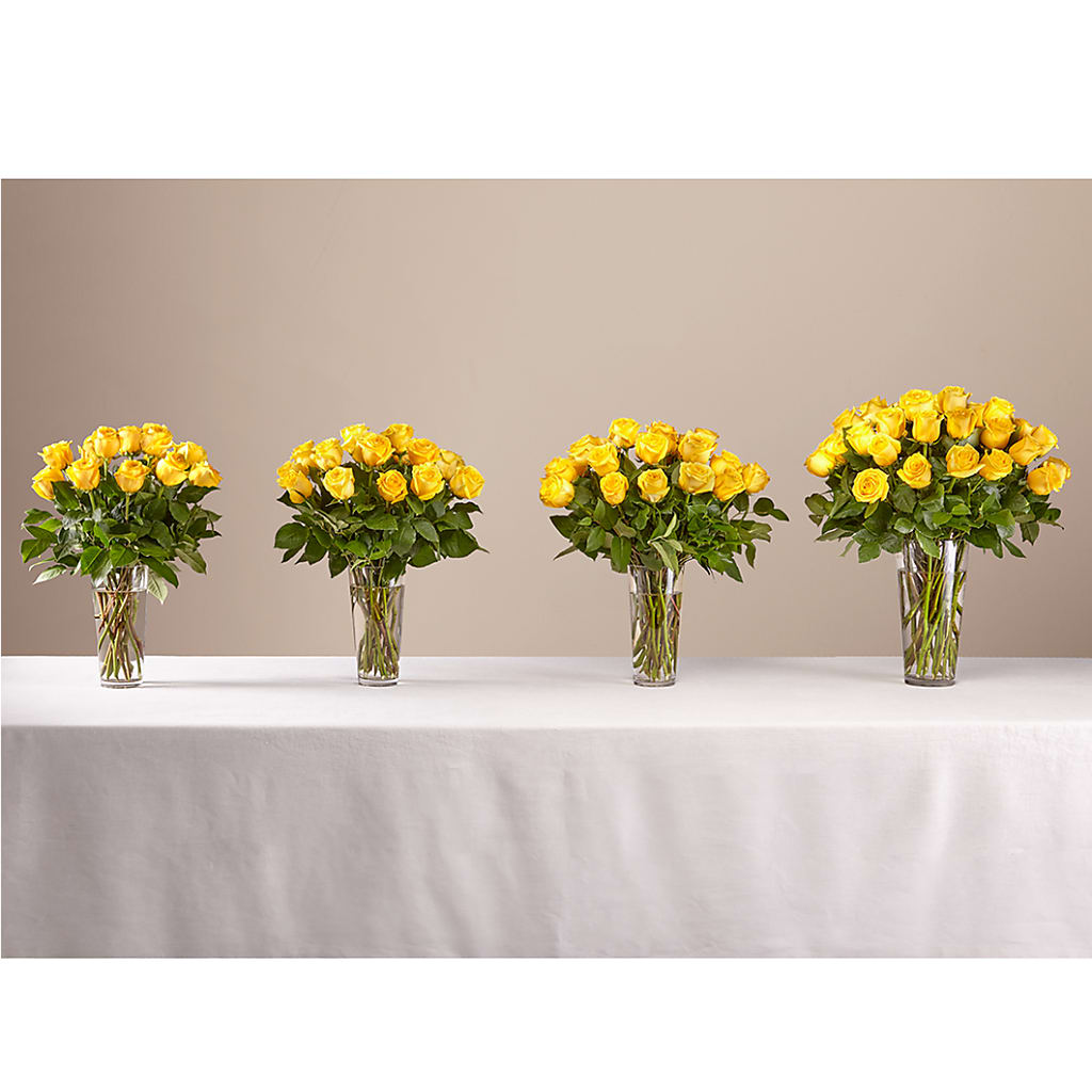 Long Stem Yellow Rose Bouquet – FLOWERS & GIFTS AT ROTH'S, Salem OR