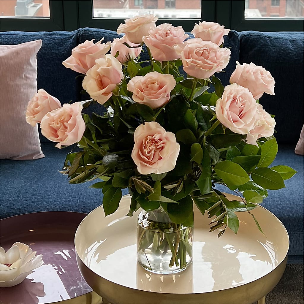 Long Stem Pink Rose Bouquet – FLOWERS & GIFTS AT ROTH'S, Salem OR