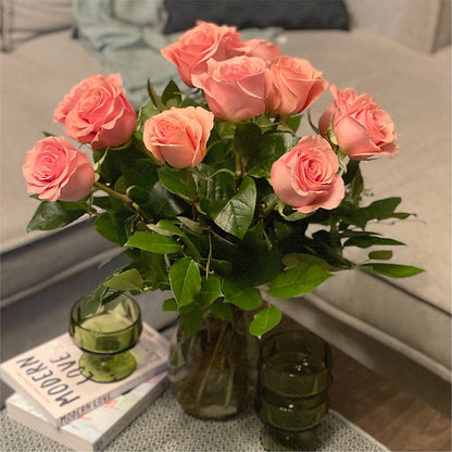 Long Stem Pink Rose Bouquet – FLOWERS & GIFTS AT ROTH'S, Salem OR