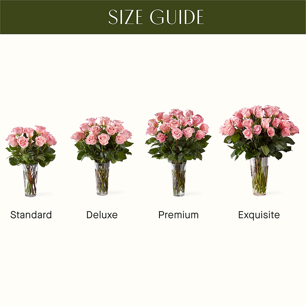 Long Stem Pink Rose Bouquet – FLOWERS & GIFTS AT ROTH'S, Salem OR