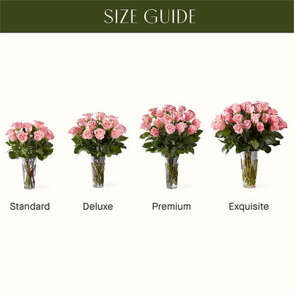 Long Stem Pink Rose Bouquet – FLOWERS & GIFTS AT ROTH'S, Salem OR