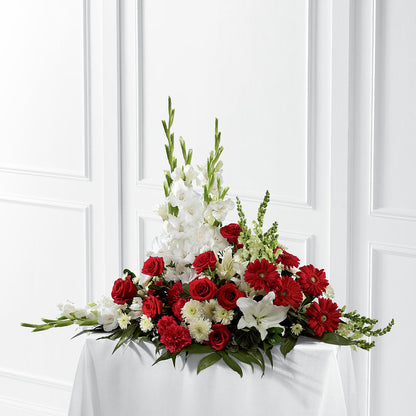 Crimson & White Arrangement – FLOWERS & GIFTS AT ROTH'S, Salem OR