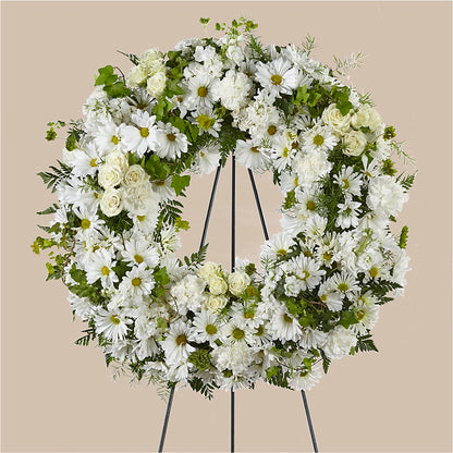 Faithful Wishes Wreath – FLOWERS & GIFTS AT ROTH'S, Salem OR