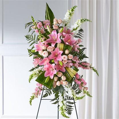 Elegant Embrace Standing Spray – FLOWERS & GIFTS AT ROTH'S, Salem OR