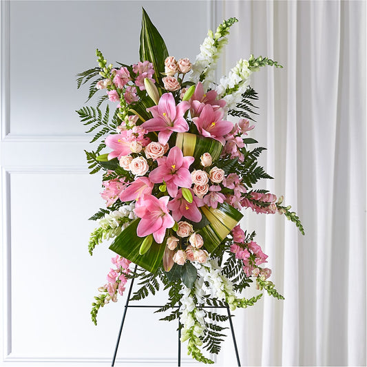 Elegant Embrace Standing Spray – FLOWERS & GIFTS AT ROTH'S, Salem OR