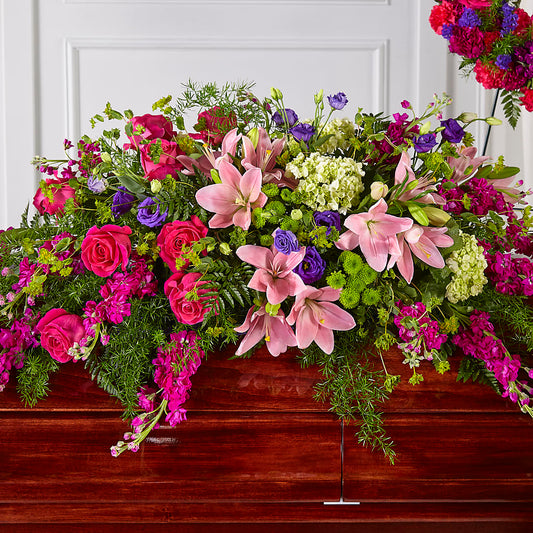 Radiant Tribute Casket Spray – FLOWERS & GIFTS AT ROTH'S, Salem OR
