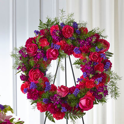 Calming Colors Wreath – FLOWERS & GIFTS AT ROTH'S, Salem OR