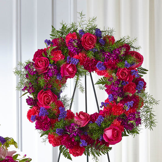 Calming Colors Wreath – FLOWERS & GIFTS AT ROTH'S, Salem OR